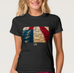 ClassofHC US American Flag Womens Tee