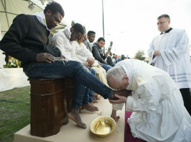 Pope Francis Foot Washing
