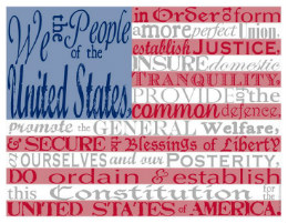 Preamble American Flag